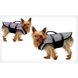 The Sharper Image NEW Sharper Image Pet Life Jacket -SMALL (12-20 lbs) Gray Color - FREE SHIPPING