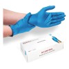 100 Guantes De Nitrilo Negro O Azul Libre De Latex