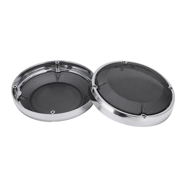 Motorcycle Speaker Cover Mesh Grille Replacement for Touring Glide 1983‑2020,