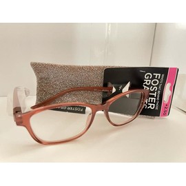 Foster Grant Hair Notions Rose VRL2012 Women Reading Glasses +1.50