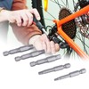 Magnetic Pentagon Screwdriver Bit, Magnetic Key Drill Bit Set, 5-Piece