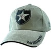 US Army 2nd Infantry Division OD Green Ball Cap, Adjustable