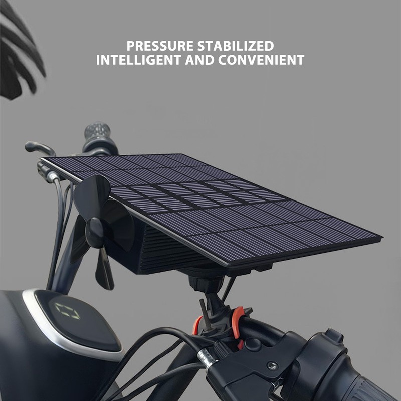 Solar Wind Power Generator Aluminum Alloy Electric Bike Range Extending