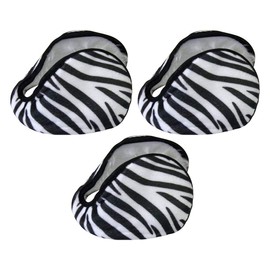 Motique Accessories Set of 3 Zebra Stripes Earmuff Unisex Ear Warmers