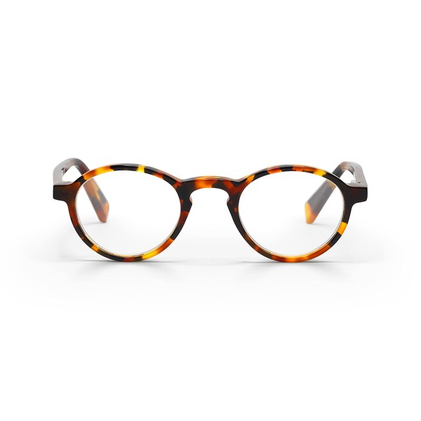 eyebobs Eyewear; Board Stiff - Premium Reading Glasses for Men and Women | Round Eye Frame for Narrow Faces