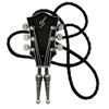 Moranse Bolo Tie With Guitar Music Lover Design Cowboy and