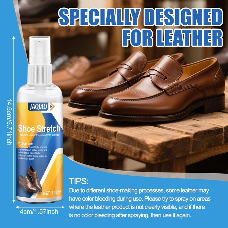 JAOJAO Boot Stretcher Spray, Shoe Stretch Spray for Relieve Tight