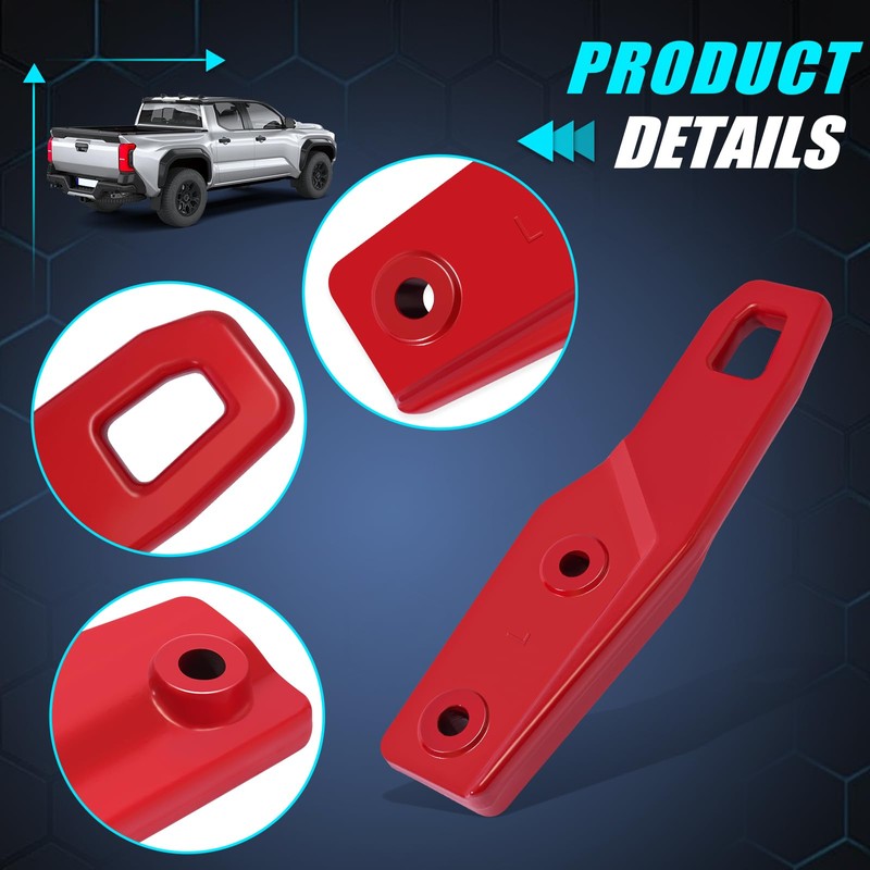 Rear Tow Hooks Compatible with Toyota Tacoma 2024 2025 2026