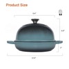 OLLAKOK Dutch Oven for Bread Baking, Enameled Cast Iron Dutch