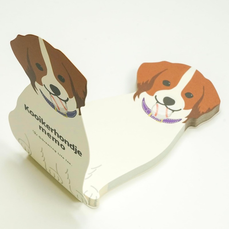 Greeting Life Animal Die Cut Memo Koi Kerhondier ETN-186
