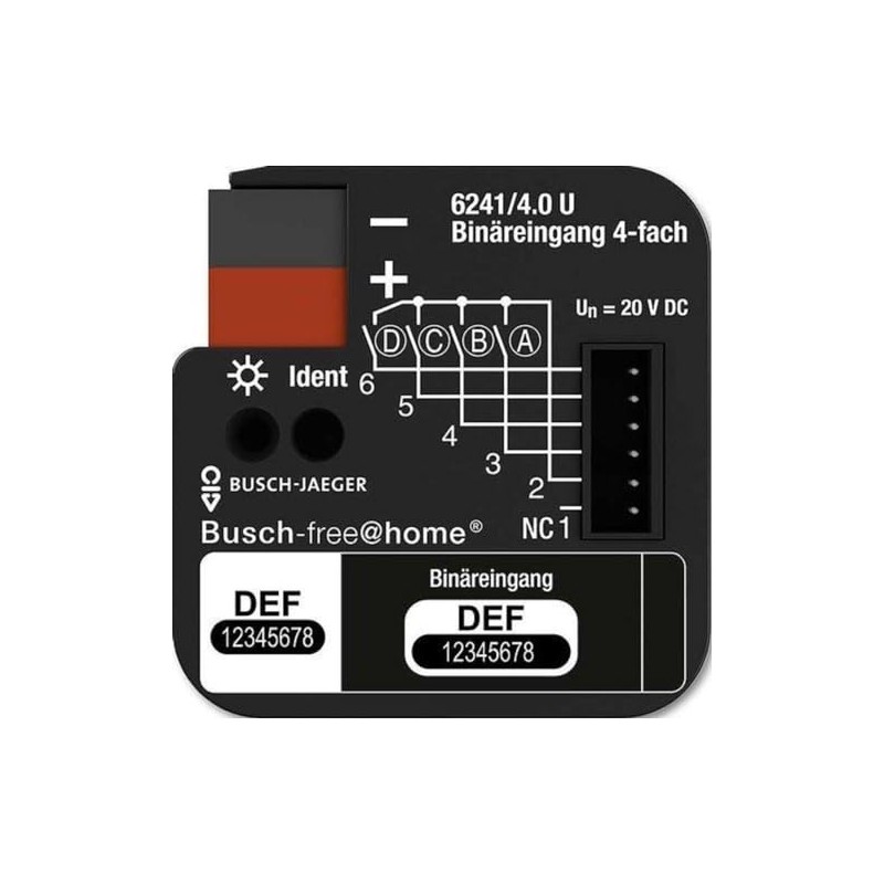 Busch-J. Binäreingang 4-fach UP 6241/4.0 U