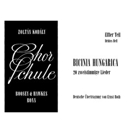 Chorschule: Bicinia Hungarica. Vol. 11/3. children's choir.