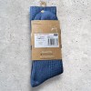 Green Treat Men’s 2-Pack Textured Socks Navy & Dusty Blue