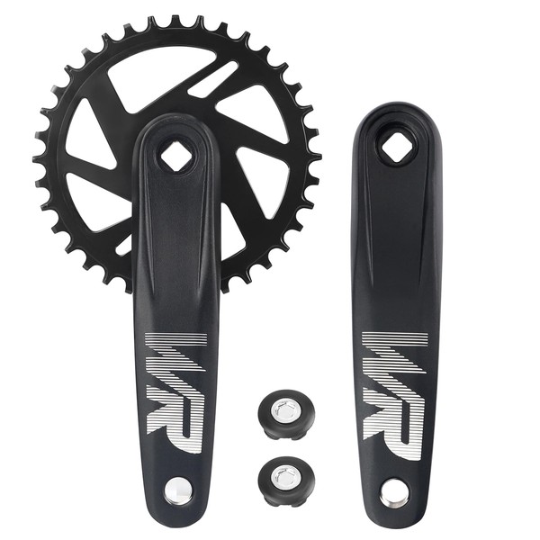 WEEROCK Mountain Bike Crankset 1 Piece/Single 36T Charing Crank Set
