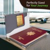 Ugozen Passport Wallet Passport Cover Protector Travel Document Bank Note