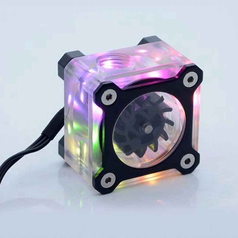 R3 RGB Colorful Computer WaterCooling Water Flow Meter G1/4 Female