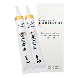 Amber Lash Curlerful Eyelash Lift & Brow Lamination Tube Set [1 &2 / each 20ml]