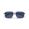 Armani Exchange 0AX2053S MATTE Blue 57 Sunglasses, Matte Blue, 57