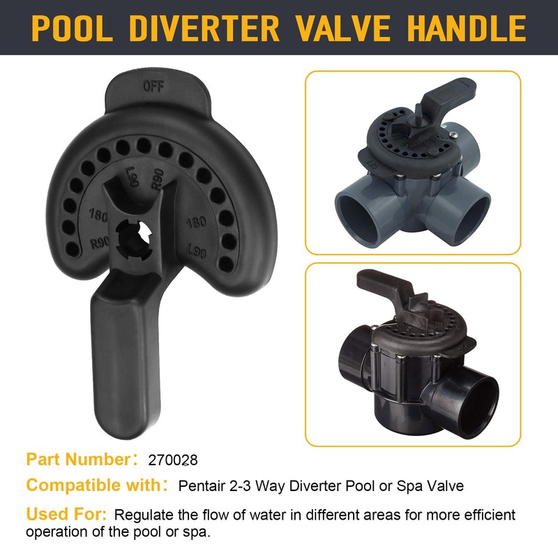 270028 Valve Handle Replacement for Pentair 2 Way and 3