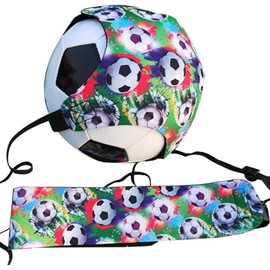 Labbe Football Trainer, Soccer Trainer Solo Skill Practice Universal Fits # 3# 4#5 Footballs for Children, Adults
