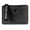 BRAUN BÜFFEL Capri Leather Credit Card Holder 12 cm, black,