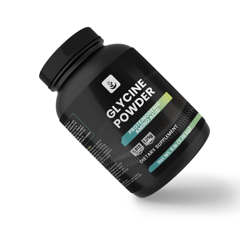 PURE ORIGINAL INGREDIENTS Glycine Powder, 5 lb, No Magnesium or