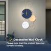 Blue And Gold Wall Clocks W/Hook 30" Large Wall Clock