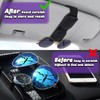 Lollanda Car Sunglasses Holder, Car Glasses Holder Eyeglass Clip Hold