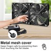 Joycabin 2 x 120mm Computer Fan, Computer Cooling Fan with