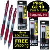 Pilot G2 10 Burgundy 1.0mm BOLD Point Burgundy Gel Ink