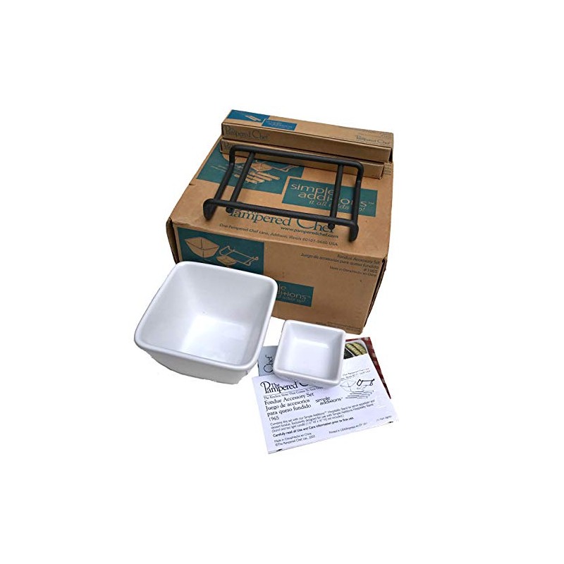 PAMPERED CHEF FONDUE ACCESSORY GIFT SET