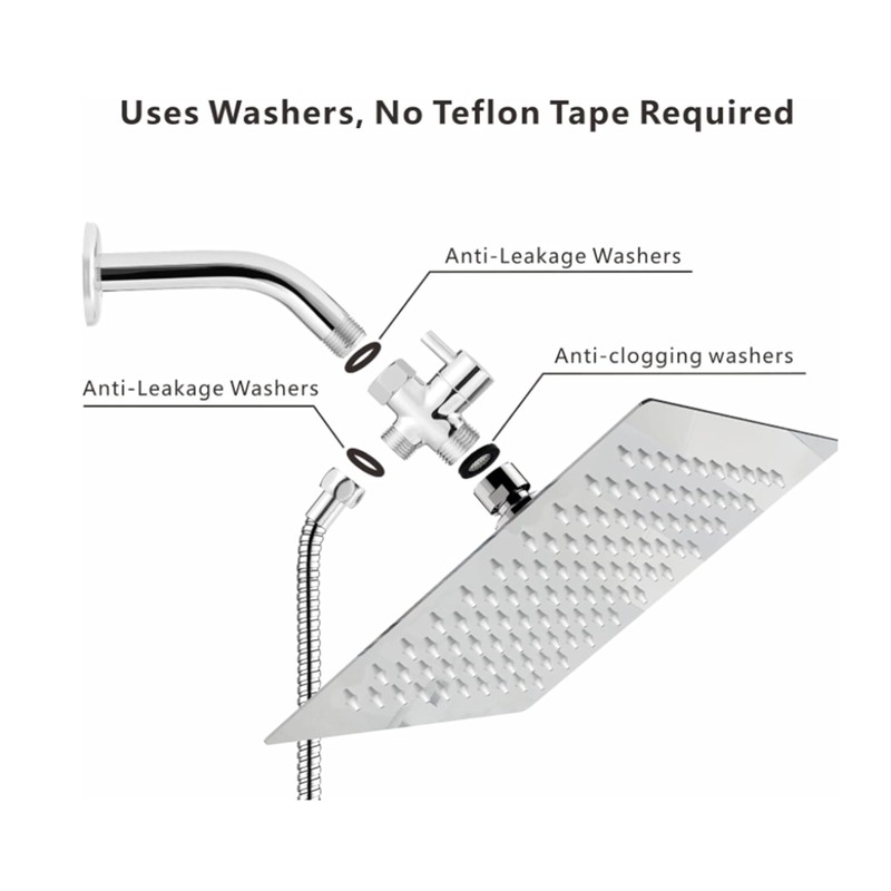 6 Pack Shower Head Filter Gasket, Washer Filters Water Impurities,