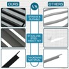 Gisafai 2 Pcs 12" x 18" Gable Vent Aluminum Alloy