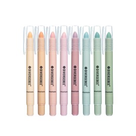 DIVERSEBEE Bible Highlighters and Pens No Bleed, 8 Pack Assorted Colors Gel Highlighters Set, Cute Bible Markers Study Journaling School Supplies and Accessories (Pastel)