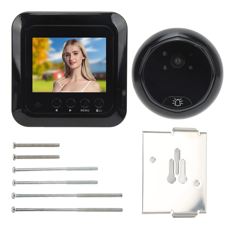 2.4in 1MP Smart Peephole Viewer Video Door Bell 160 Degree