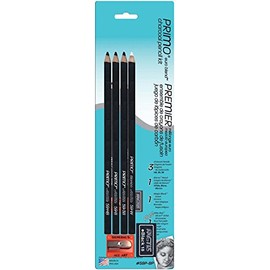 General Pencil 59P-BP Primo Euro Blend Charcoal Pencils,Multicolor