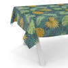 ANRO Oilcloth Tablecloth Washable Wax Tablecloth Garden Tablecloth Round Oval