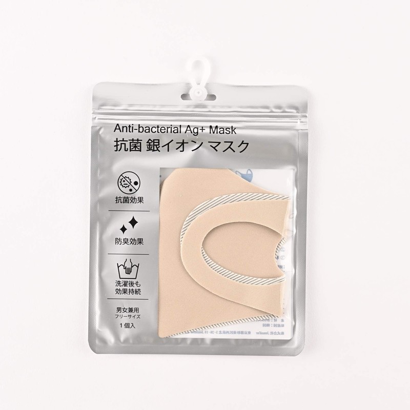 Antibacterial Silver Ion Mask, Set of 2, Washable, 3D Protection,