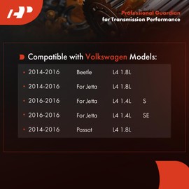 A-Premium Automatic Transmission Fluid Filter with Pan Gasket, Compatible with Volkswagen Jetta, Passat, Beetle, 2014 2015 2016