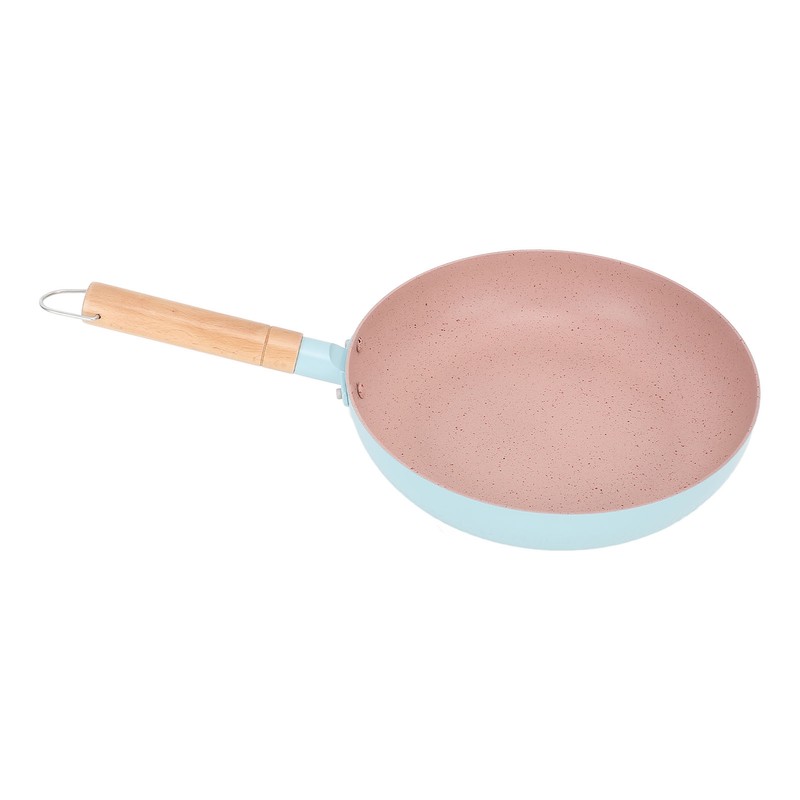 Frying Pan Egg Omelette Pan with Wooden Handle Heat Resistant