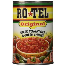 Ro Tel Original Tomato Diced Green Chili, 10 Ounce, (Pack Of 4)