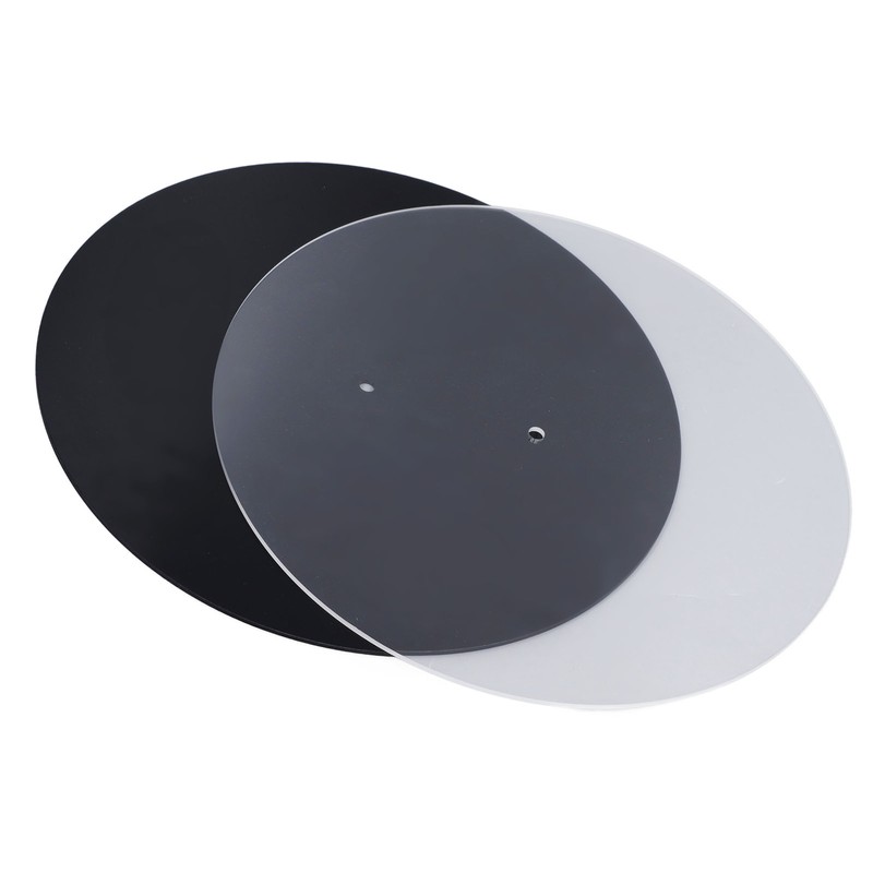 2Pcs Acrylic Turntable Slipmat Record Platter Player 12in Vinyl Slip