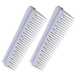 IWOWHERO 2pcs Detangler Hair Brush Flat Styling Comb Hairdressing Tool Hair Cutting Supplies Magnetic Attachments for Scissors