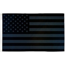 USA Blackout Flag - 3x5ft Premium Polyester American Flag