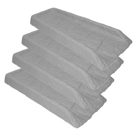 EMSCO Group 2101-4 Gutter, 4 pk Downspout Rain Splash Block-Granite, 4 Pack