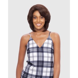 VANESSA Top Super V-Line C-Side Lace Part Medium Length Straight Style Heat Wave Synthetic Wig - TOPS VC LYDIAN (C613)