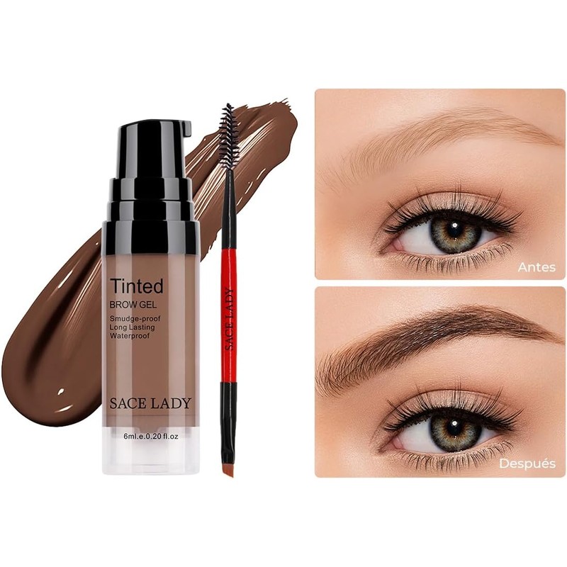 Sace Lady Gel Para Cejas Tinte Larga Duración 24h Waterproof