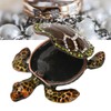 Turtle Trinket Boxes Handcrafted Hand Painted Rhinestones Hinged Trinket Boxes