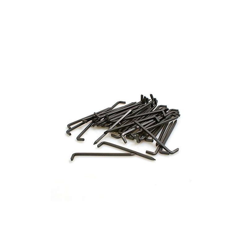 Design61 50 x console hooks, steel hooks, square wire, diameter