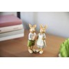 Heitmann Deco Ceramic Pair of Rabbits – Decorative Figures Rabbit